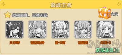 巅峰之王阵容