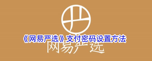 《如何设置网易严选支付密码》