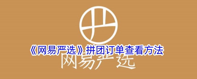 《如何查看网易严选拼团订单》