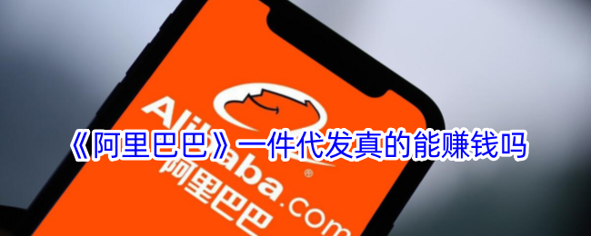 《阿里巴巴》一件代发是否真的能盈利？