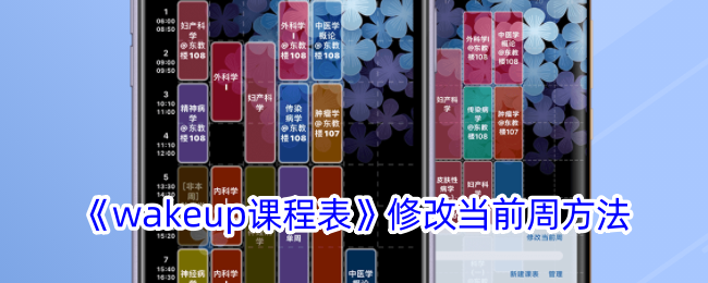 《wakeup课程表》调整本周设置