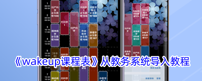 《wakeup课程表》教务系统导入指南