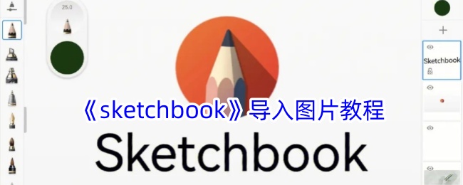 《Sketchbook导入图片教程》