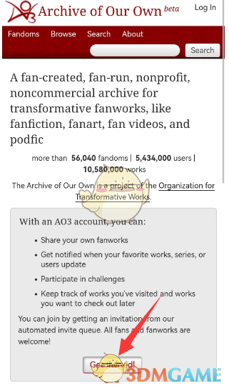 AO3镜像最新进入方式2024