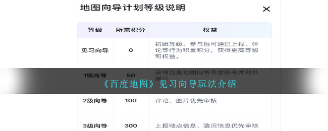 《百度地图》见习向导功能介绍