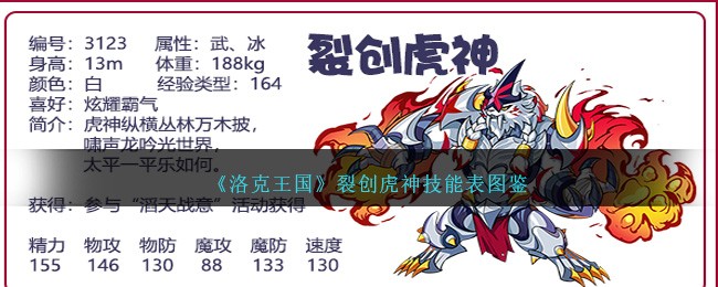 《洛克王国》裂创虎神技能全解析