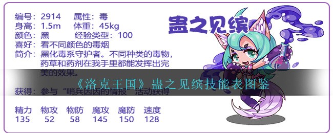 《洛克王国》蛊之见缤技能图鉴